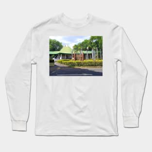 water, park, people, green, travel, wood, nature, view, brown, philippines, wildlife, asia, zoo, lagoon, attraction Long Sleeve T-Shirt